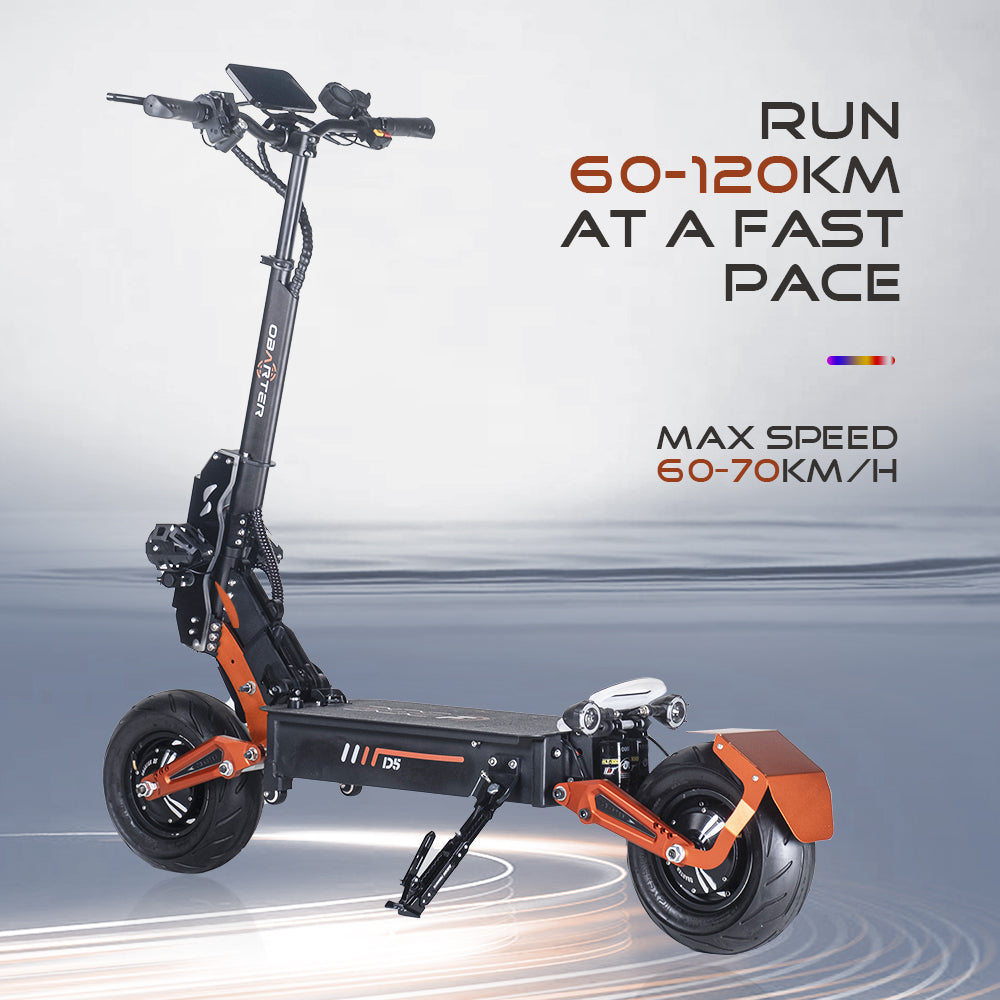 OBARTER D5 12" 2500W*2 Dual Motor Off-road Electric Scooter 48V 35Ah 43Mph 75Miles