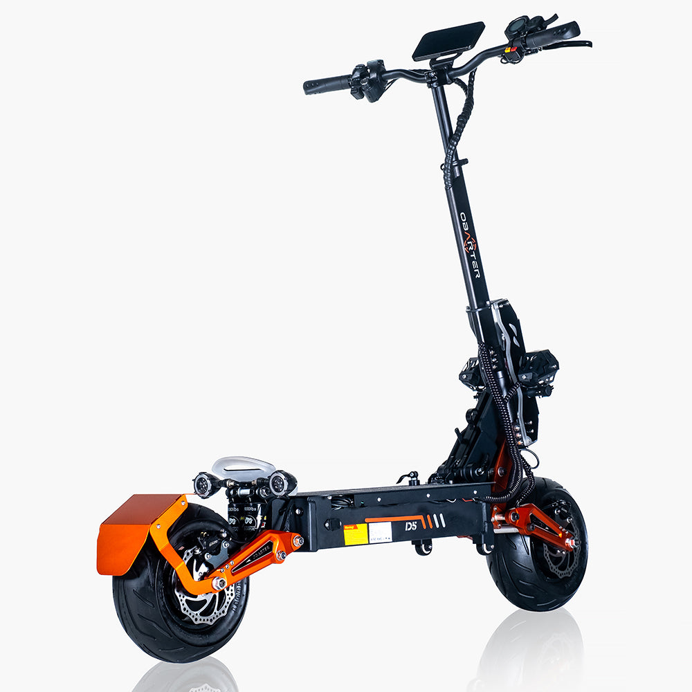 OBARTER D5 12" 2500W*2 Dual Motor Off-road Electric Scooter 48V 35Ah 43Mph 75Miles