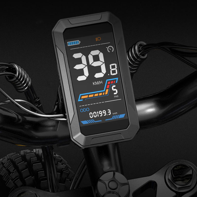 Lankeleisi RV700 1000W Fat Bike Full Suspension E-Mountain Bike E-MTB 48V 16Ah 26Mph 80Miles