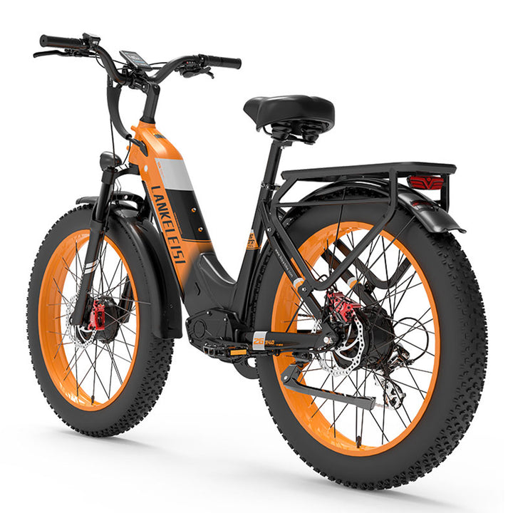 Lankeleisi MG600 Plus 1000Wx2 Dual Motor AWD Fat Bike All Terrain E-Bike 48V 20Ah Samsung Battery 31Mph 80Miles