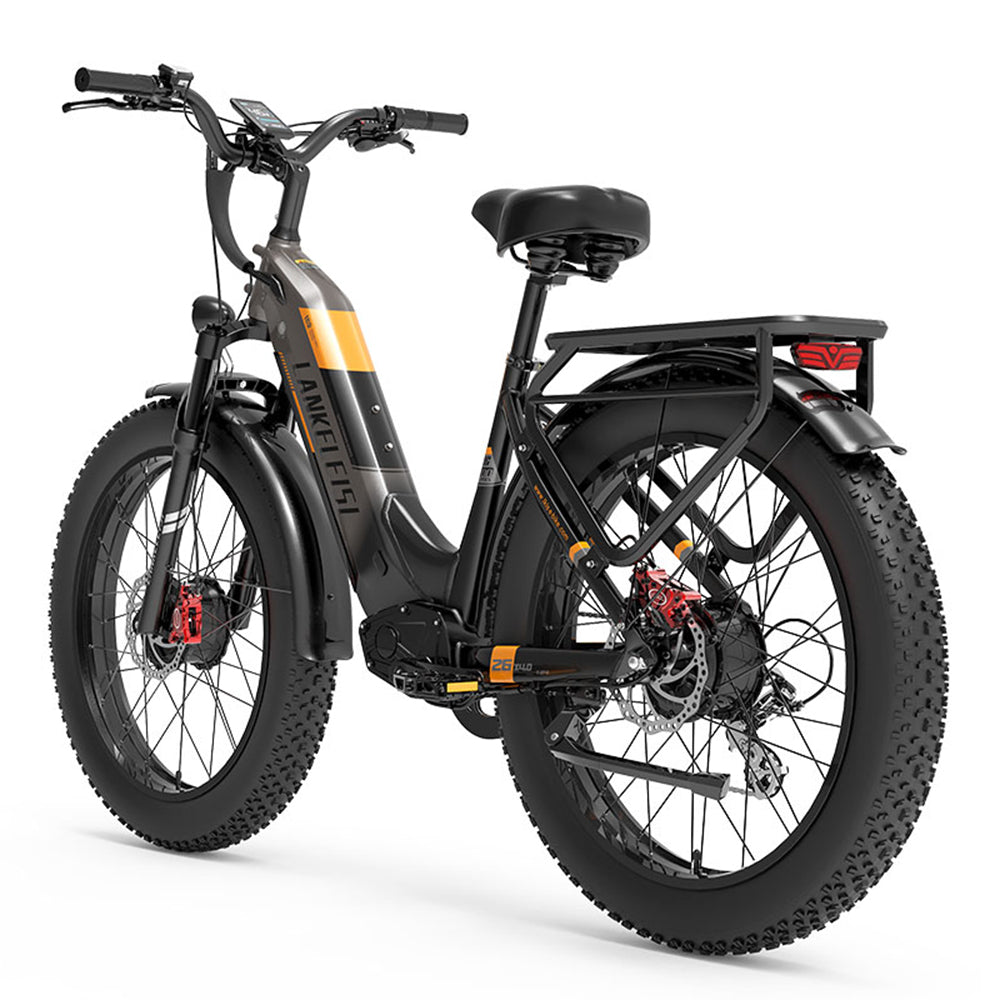 Lankeleisi MG600 Plus 1000Wx2 Dual Motor AWD Fat Bike All Terrain E-Bike 48V 20Ah Samsung Battery 31Mph 80Miles