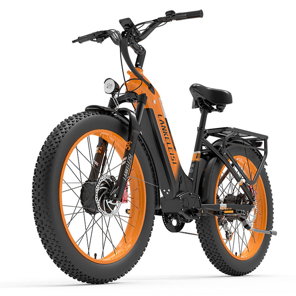 Lankeleisi MG600 Plus 1000Wx2 Dual Motor AWD Fat Bike All Terrain E-Bike 48V 20Ah Samsung Battery 31Mph 80Miles