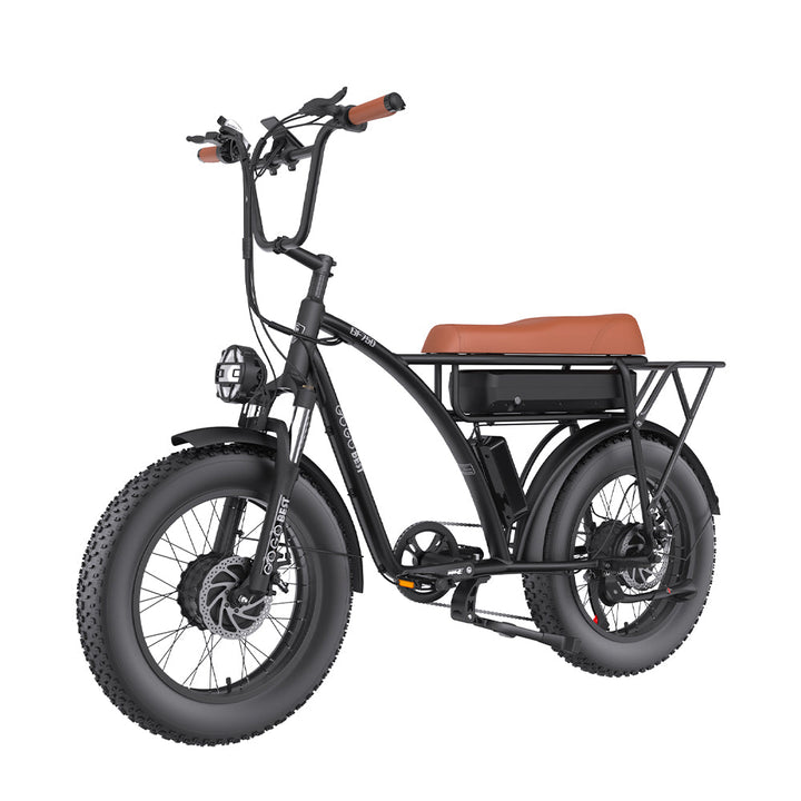 Gogobest GF750 1000Wx2 Dual Motor 20" Fat Bike Moped Electric Bike 48V 17.5Ah 28Mph 50Miles