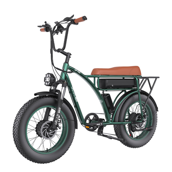 Gogobest GF750 1000Wx2 Dual Motor 20" Fat Bike Moped Electric Bike 48V 17.5Ah 28Mph 50Miles