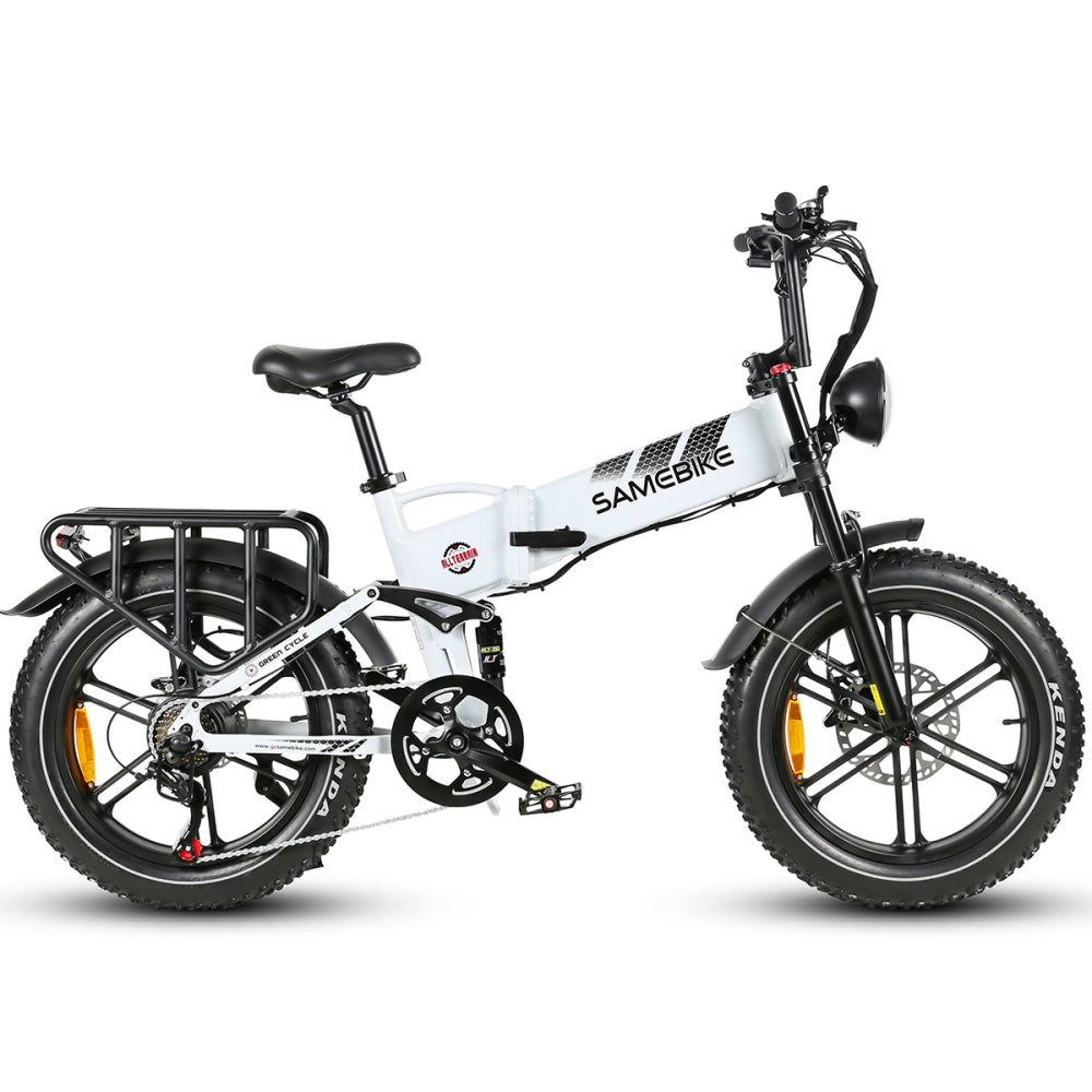Samebike RSA02 Fat Bike Foldable Electric Commuting Bike 48V 17Ah SUV E-Bike 20Mph 75Miles