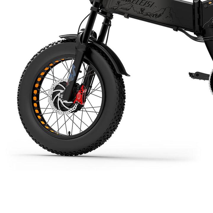 Lankeleisi X3000 Max 1000Wx2 Dual Motor AWD Fat Bike Full Suspension Folding E-Bike 48V 20Ah Samsung Battery 31Mph 93Miles