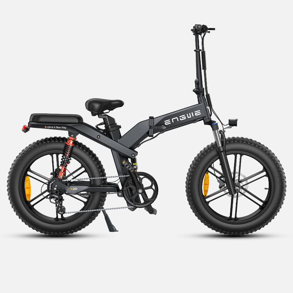 Engwe X20 750W Fat Bike Foldable Electric Commuting Bike with Dual Batteries