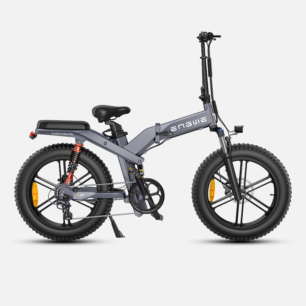 Engwe X20 750W Fat Bike Foldable Electric Commuting Bike with Dual Batteries