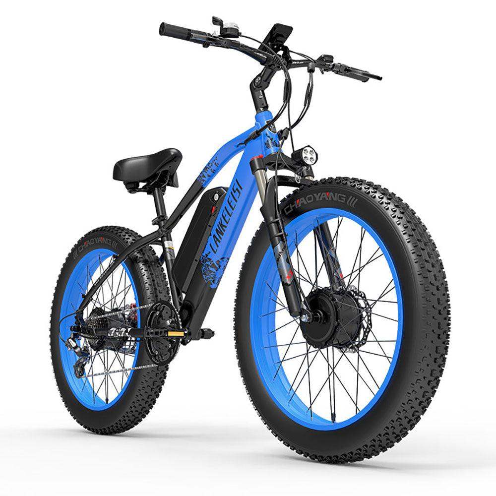 Lankeleisi MG740 Plus 1000Wx2 Dual Motor AWD Fat Bike E-Mountain Bike 48V 20Ah Samsung Battery 31Mph 93Miles