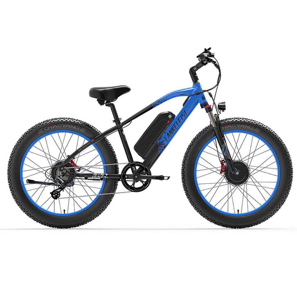 Lankeleisi MG740 Plus 1000Wx2 Dual Motor AWD Fat Bike E-Mountain Bike 48V 20Ah Samsung Battery 31Mph 93Miles