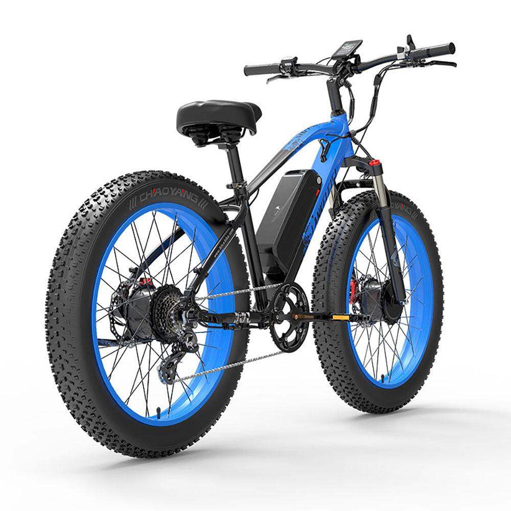 Lankeleisi MG740 Plus 1000Wx2 Dual Motor AWD Fat Bike E-Mountain Bike 48V 20Ah Samsung Battery 31Mph 93Miles