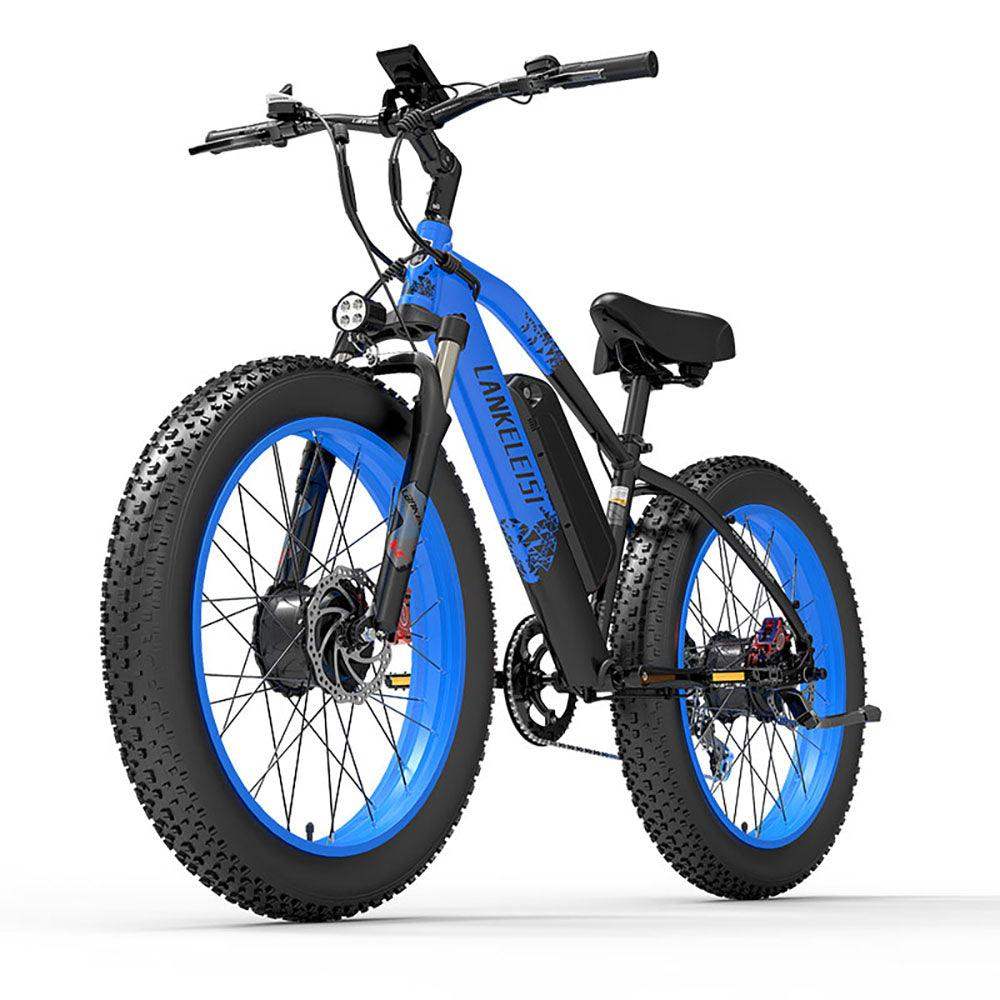 Lankeleisi MG740 Plus 1000Wx2 Dual Motor AWD Fat Bike E-Mountain Bike 48V 20Ah Samsung Battery 31Mph 93Miles