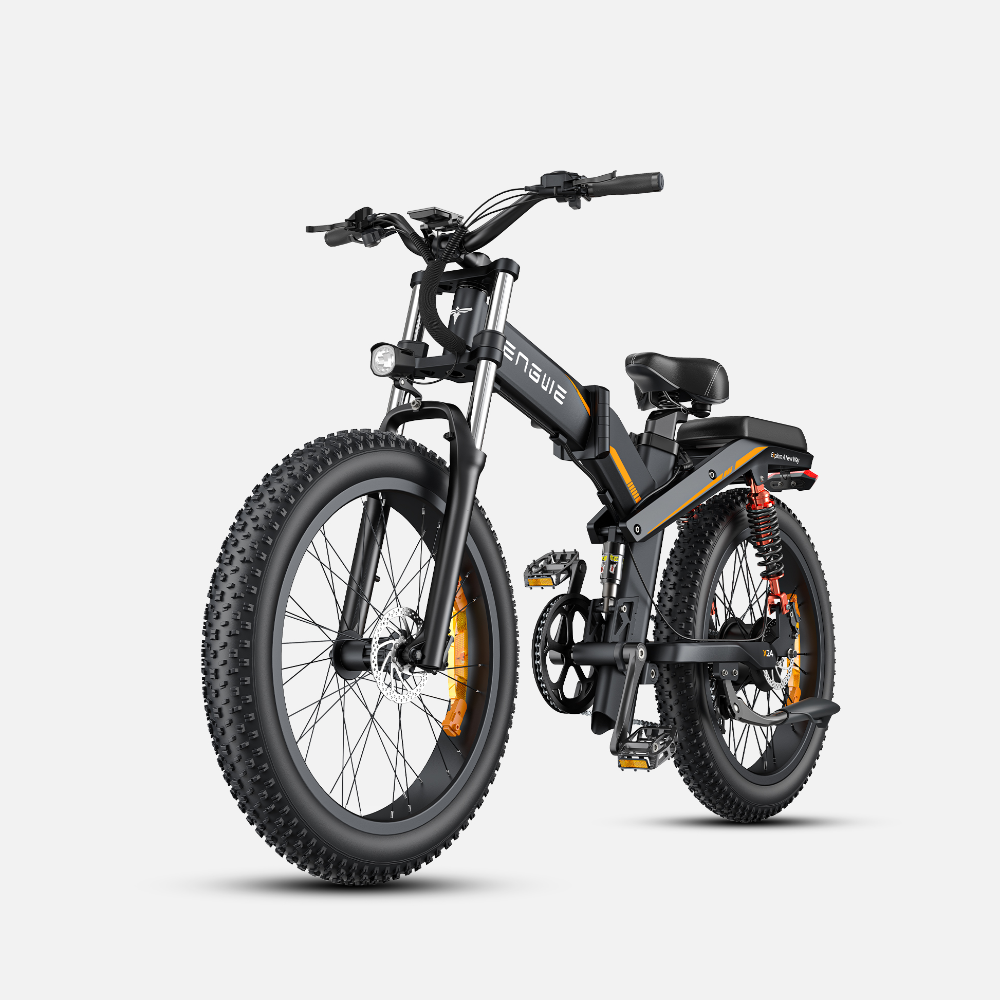 Engwe X24 1000W 24” Fat Bike Foldable Electric Commuting Bike with Dual Batteries