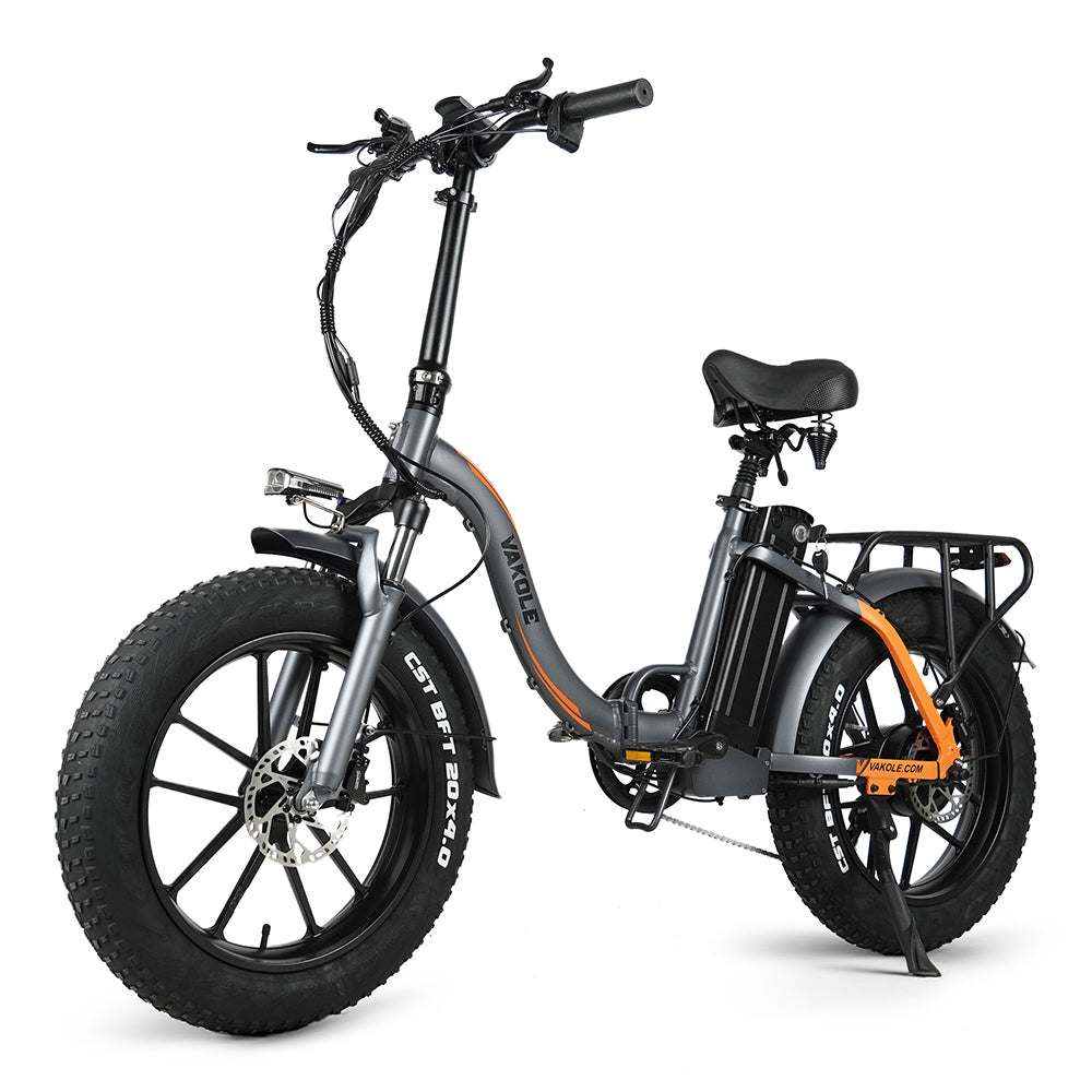 Vakole Y20 Pro Fat Bike Foldable Electric Commuting Bike with 20Ah Samsung Battery Support APP 26Mph 68Miles