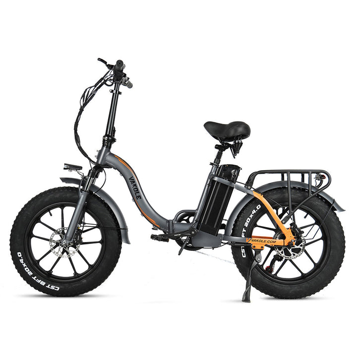 Vakole Y20 Pro Fat Bike Foldable Electric Commuting Bike with 20Ah Samsung Battery Support APP 26Mph 68Miles
