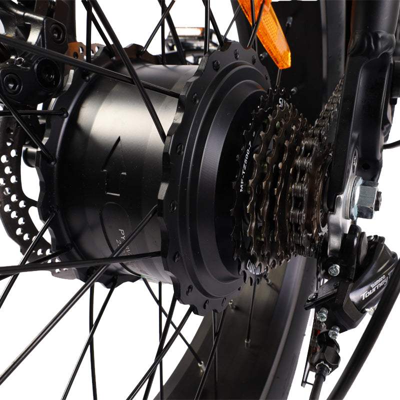 Bezior XF001 1000W 20" Fat Tire E-Mountain Bike 48V 12.5Ah 28Mph 28Miles