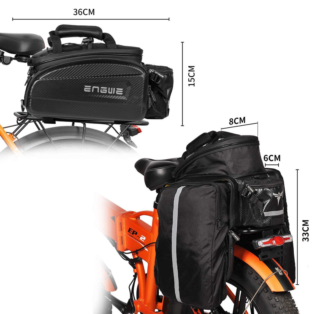 ENGWE Waterproof Bike Rack Bag With (17-35L)