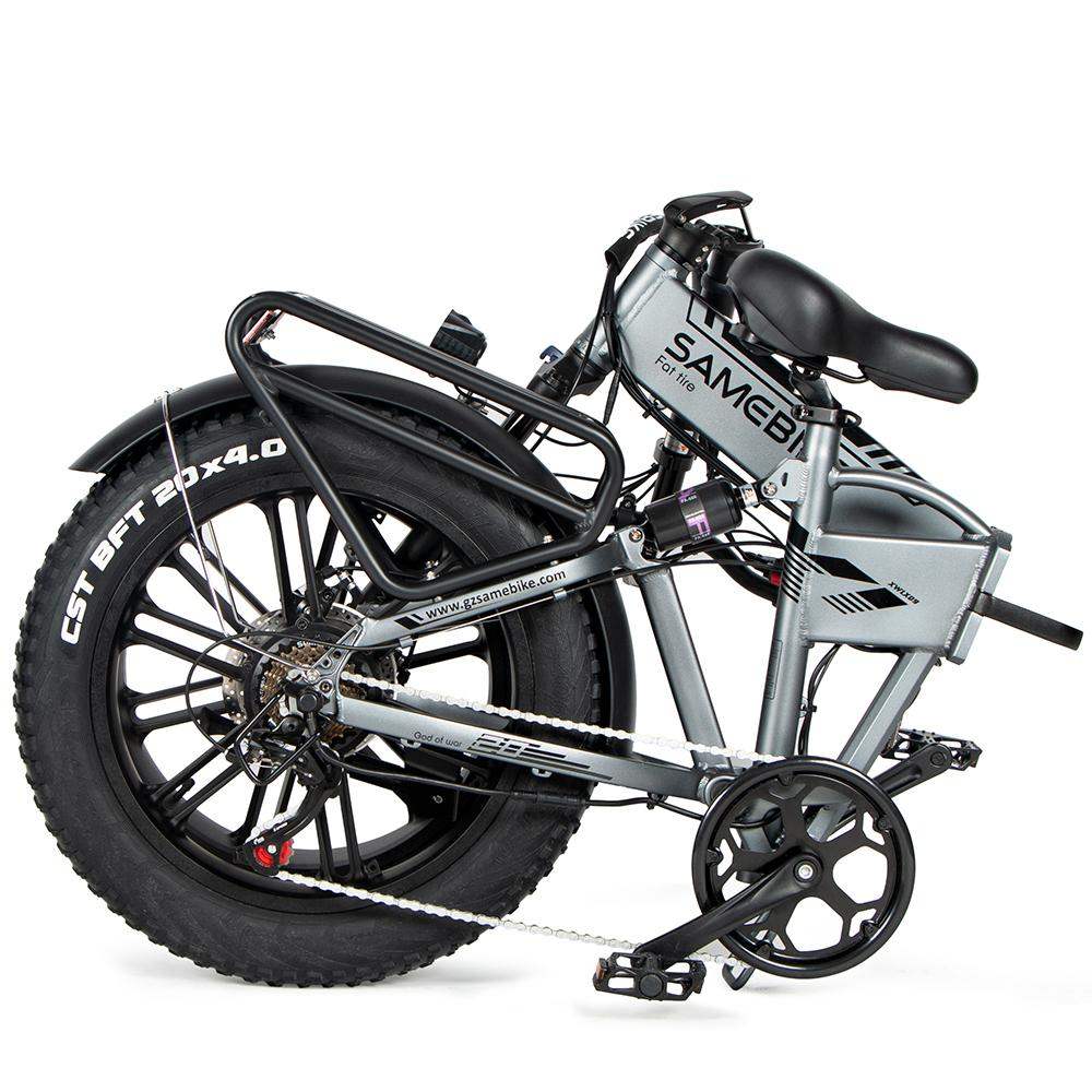 Samebike XWLX09 Silver Arrow 500W 20" Fat Bike Electric Commuting Bike 48V 10Ah 15.5Mph 50Miles